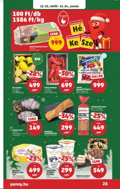 KÁPIA PAPRIKA, I. osztály, csomagolt, 500 g - amely érvényes a következő dátumtól: 18.12.2025 | Oldal: 30