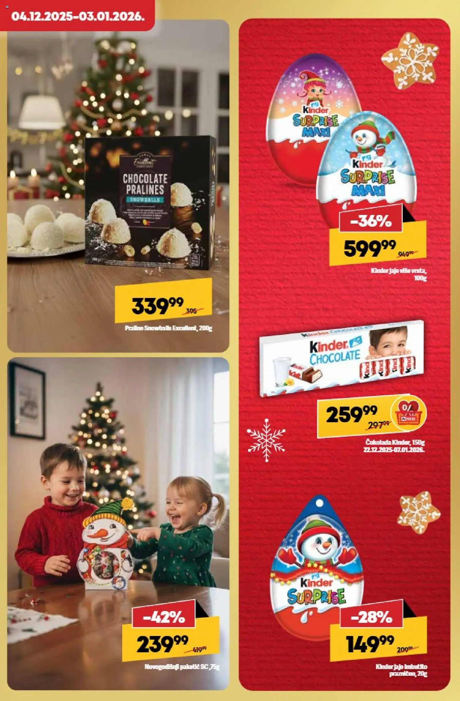 Maxi katalog - važi od 22.12.2025 | Strana: 27 | Proizvode: Praline, Čokolada