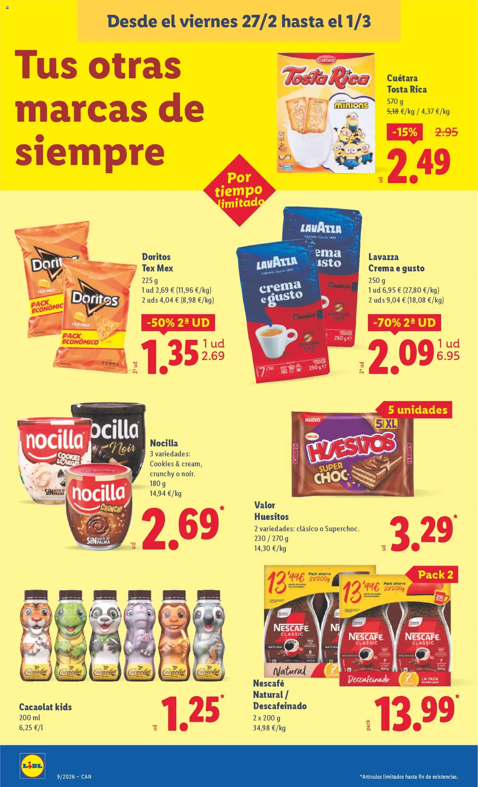 Lidl - Canarias │ válido desde el 23.02.2026 | Página: 38 | Productos: Crema