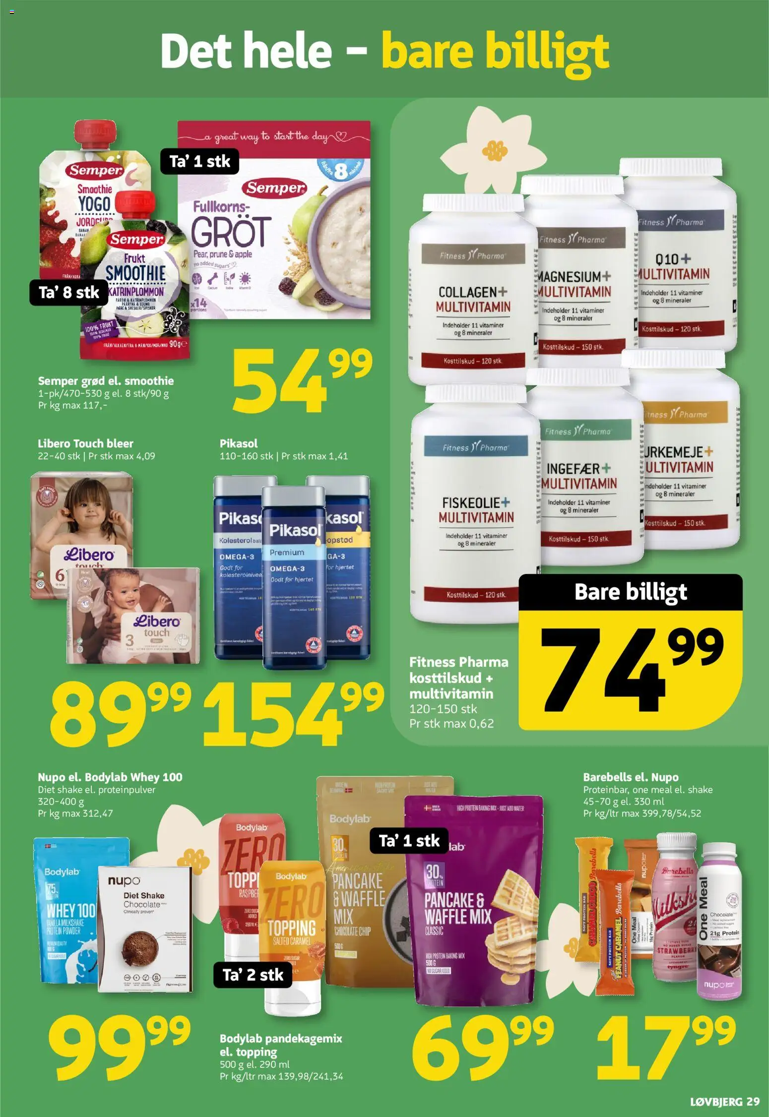 Løvbjerg tilbudsavis – gyldig fra 06.03.2026 | Side: 29 | Produkter: Ingefær, Milkshake, Smoothie, Collagen