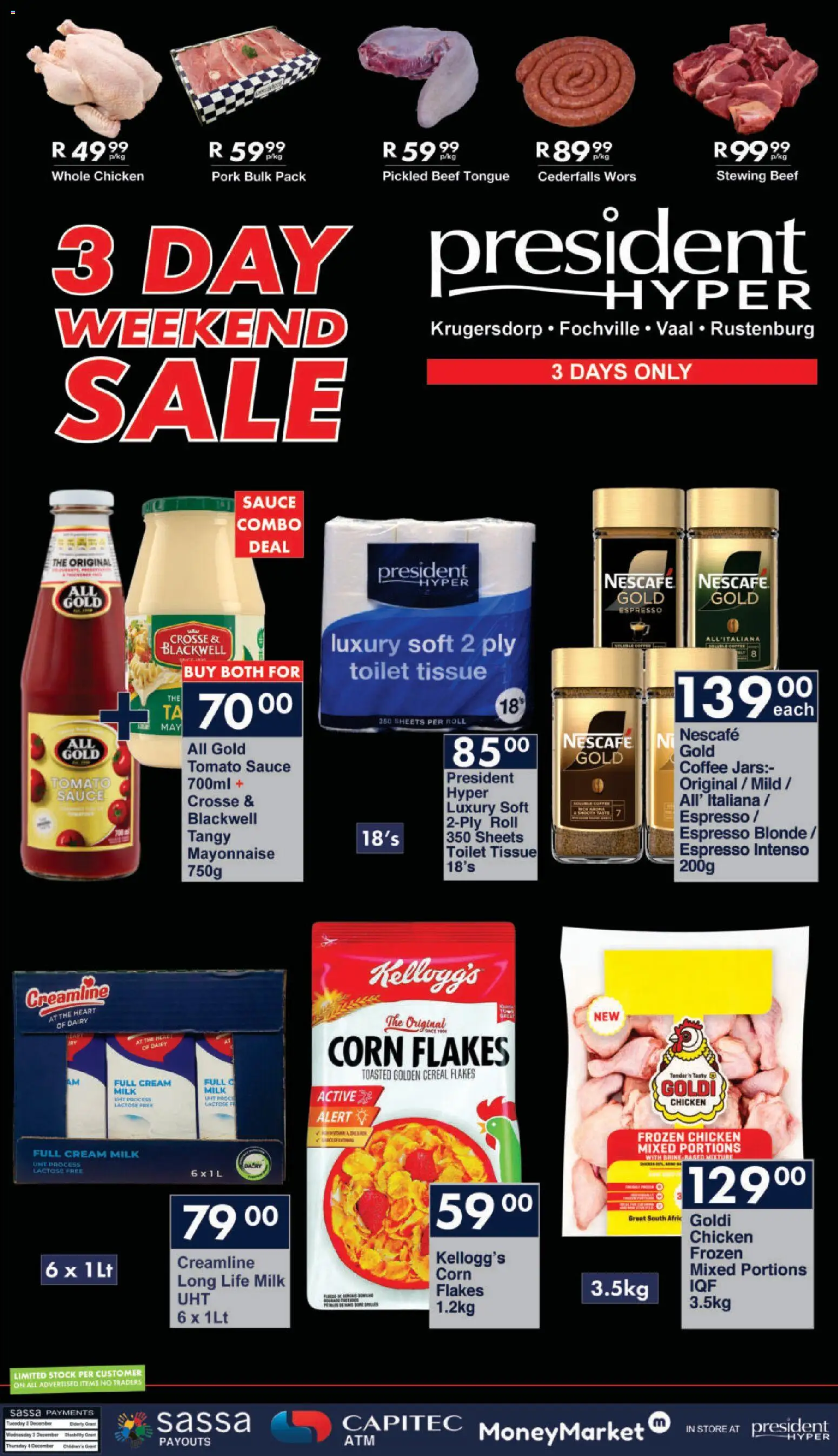 New President Hyper catalogue – valid from 14.11.2025 | Page: 1 | Products: Milk, Chicken, Cream, Flakes