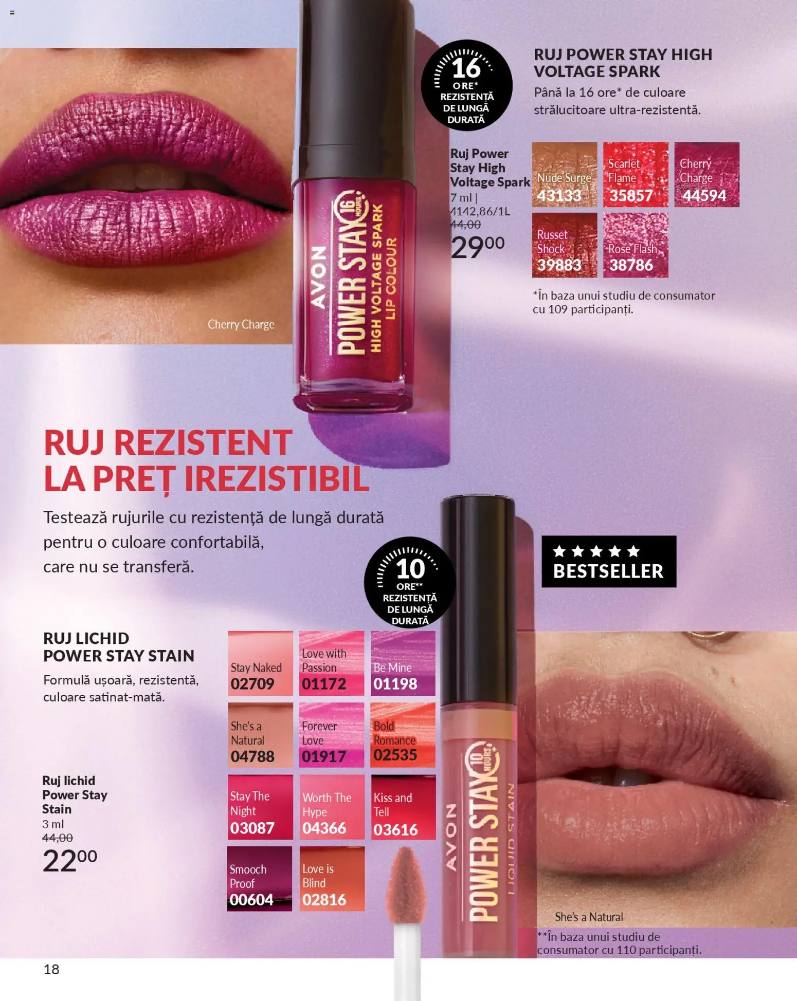 Noul catalog Avon – valabil de la 01.01.2026 | Pagină: 20 | Produse: Ruj