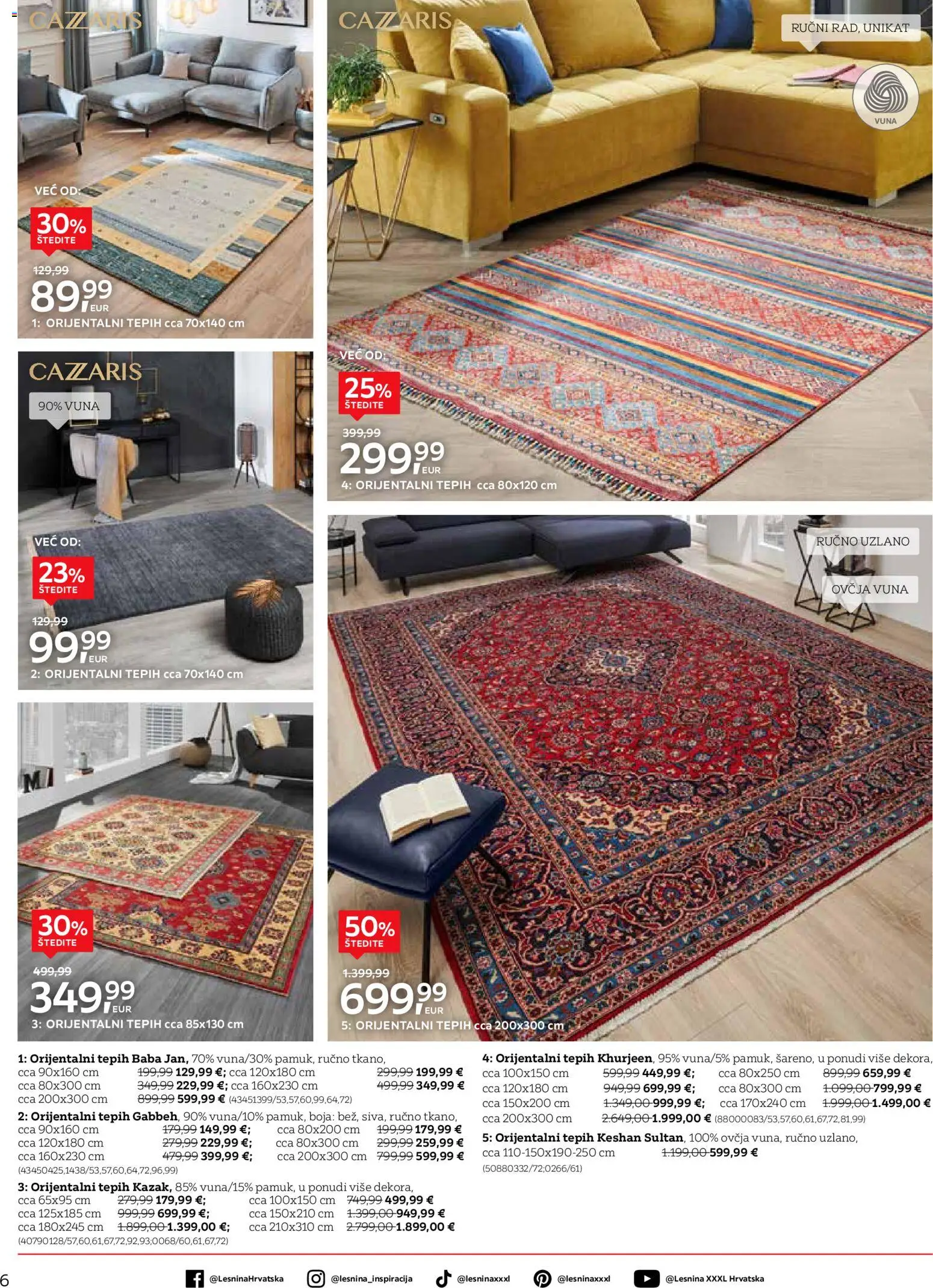 Lesnina katalog | vrijedi od 23.01.2026 | Stranica: 6 | Proizvodi: Tepih