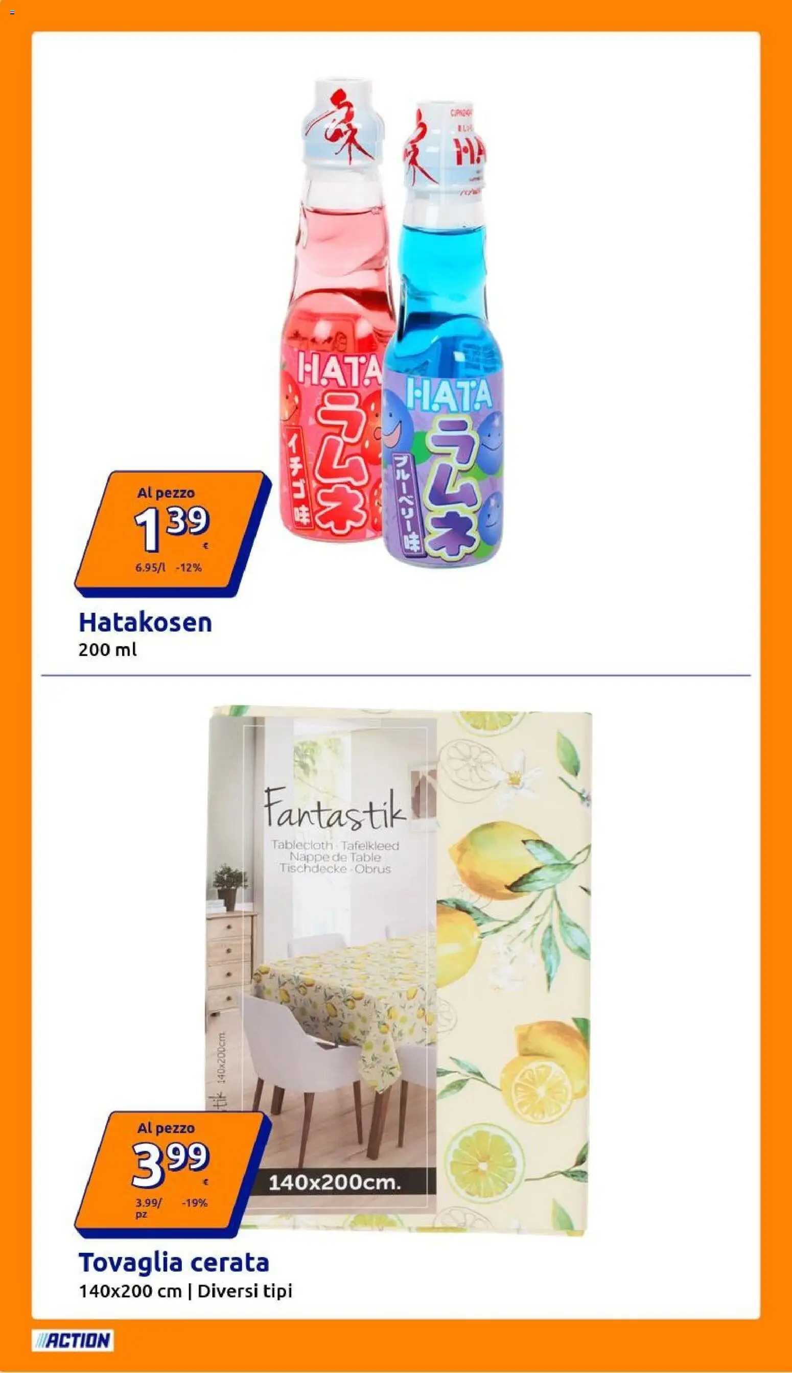 Volantino Action del 08.04.2026 | Pagina: 4 | Prodotti: Tovaglia