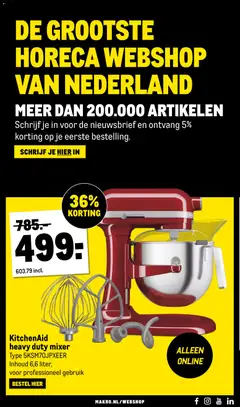 Makro - Black Friday - Voorbeeld van een folder van Makro, geldig van 05.11.2025 | Pagina: 19 | Producten: Mixer