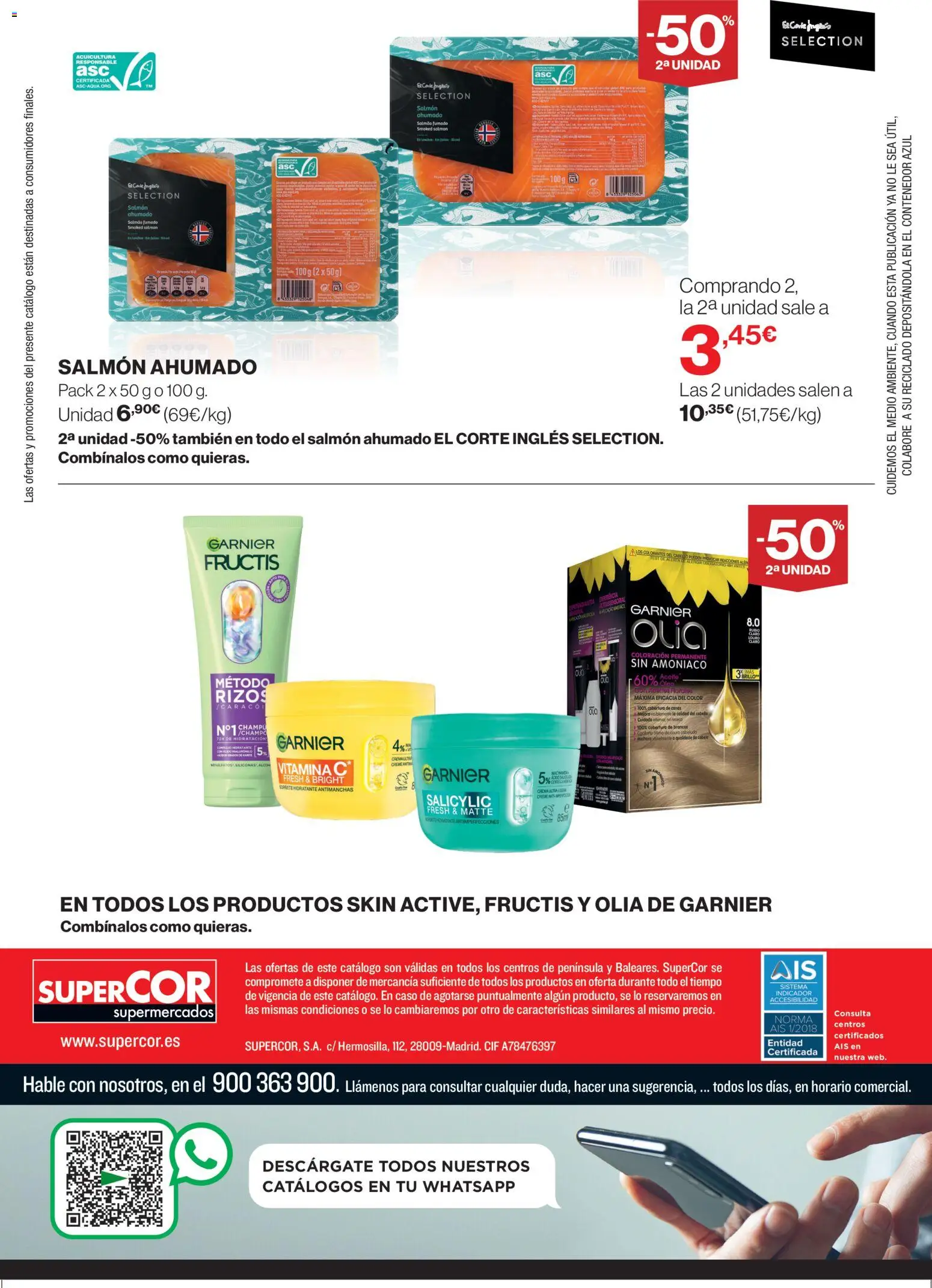 Supercor folleto │ válido desde el 12.02.2026 | Página: 24 | Productos: Champú, Aceite, Salmón ahumado