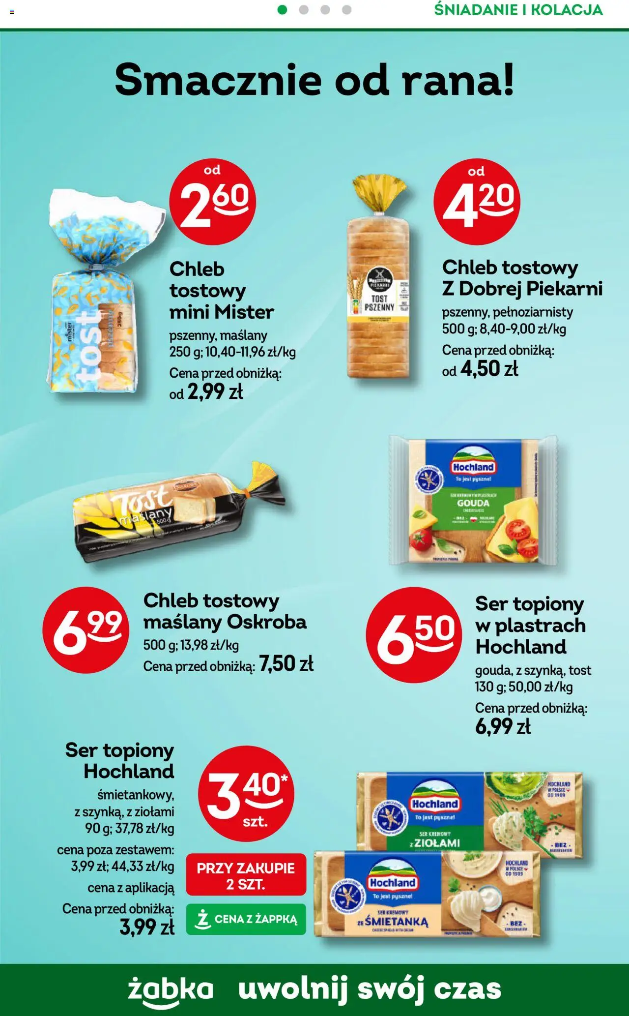 Żabka Gazetka od 04.06.2025 | Strona: 70 | Produkty: Ser topiony w plastrach, Ser topiony, Chleb tostowy, Ser