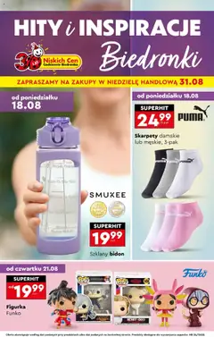 Pogląd oferty "Biedronka gazetka - Hity i inspiracje" - ważna od 18.08.2025