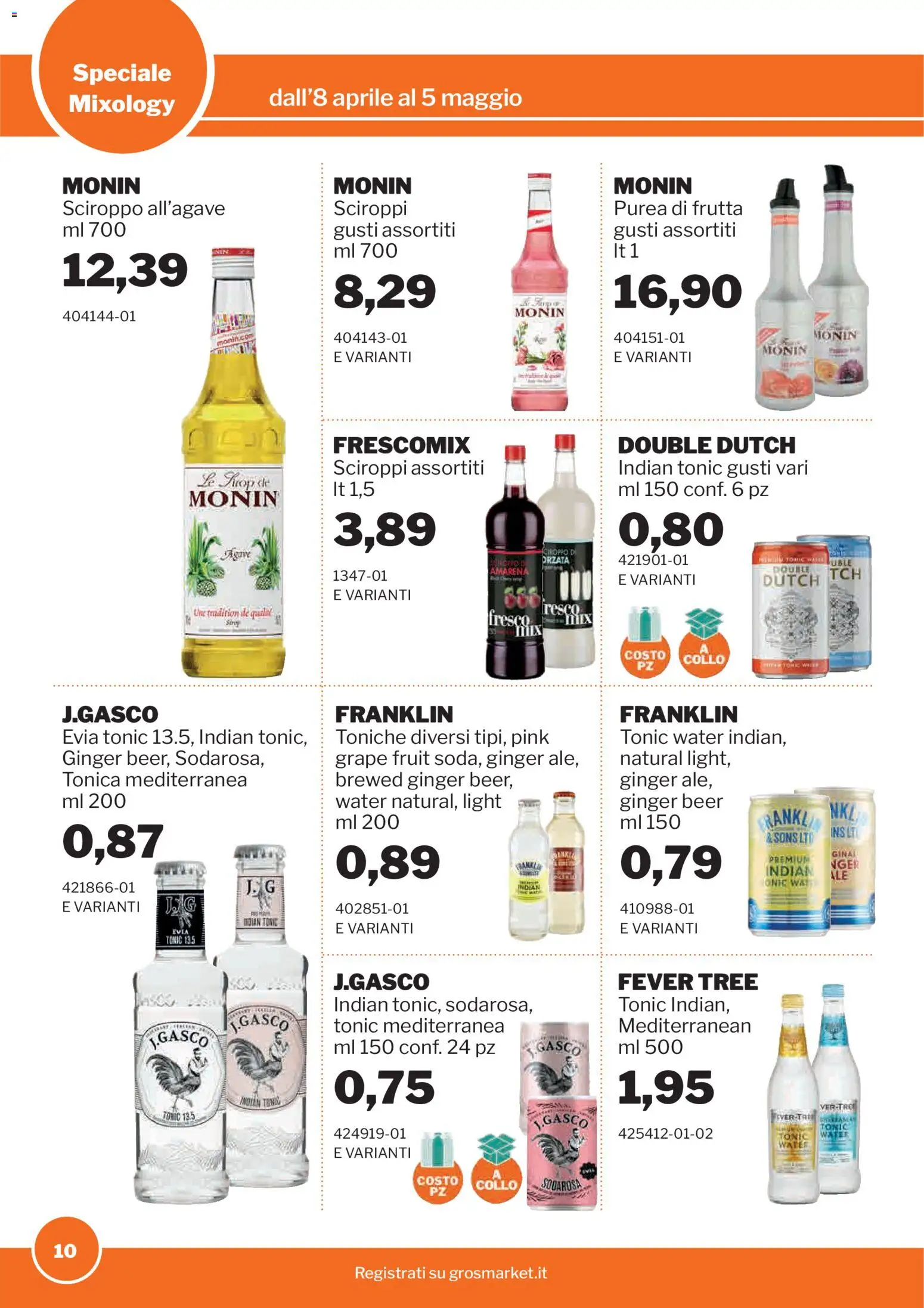 Volantino Sogegross del 08.04.2026 | Pagina: 10 | Prodotti: Frutta, Amarena