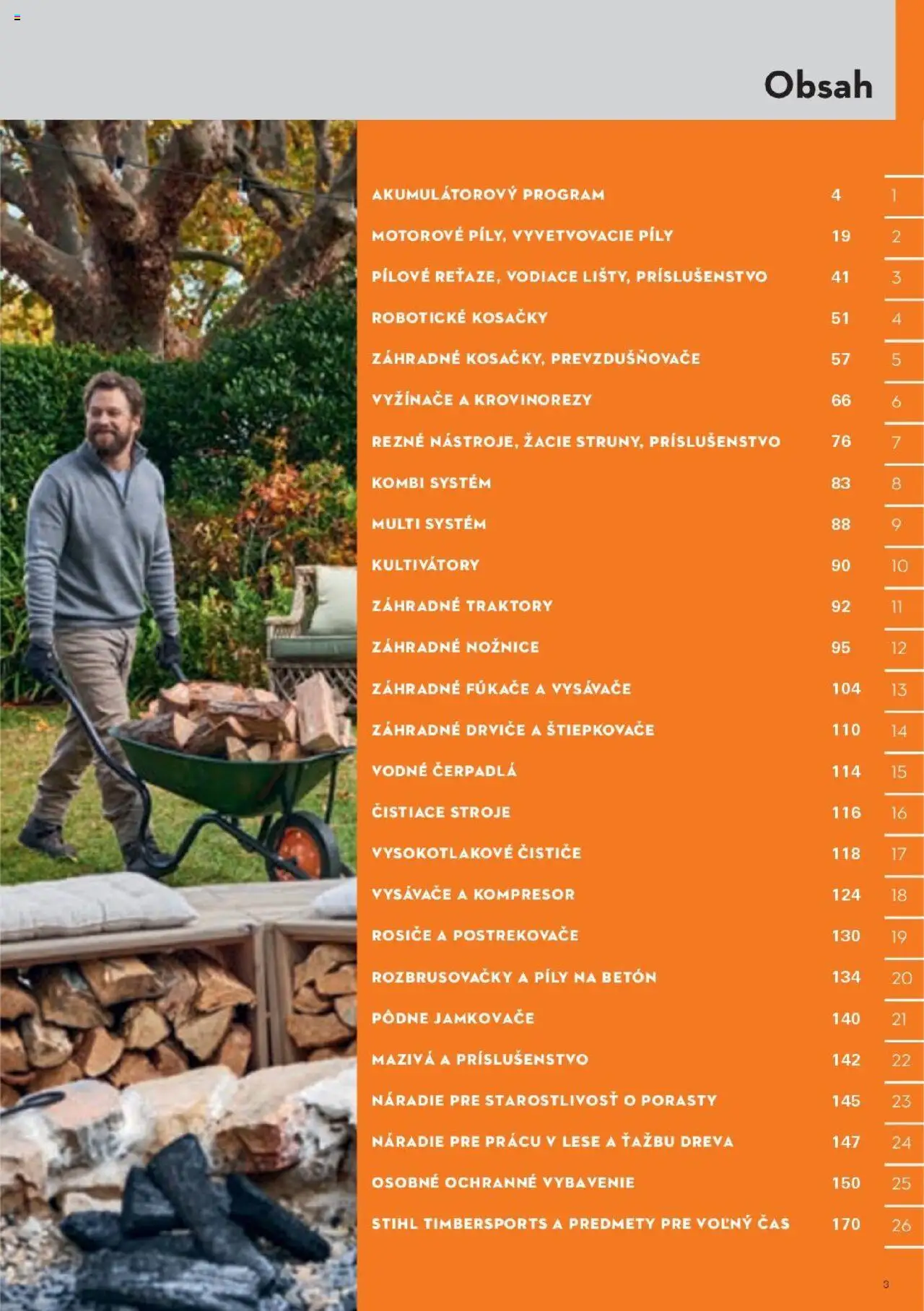 Nové STIHL akcie – leták je platný od 29.09.2025 | Strana: 3 | Produkty: Vyžínače, Kompresor, Vysávače, Náradie