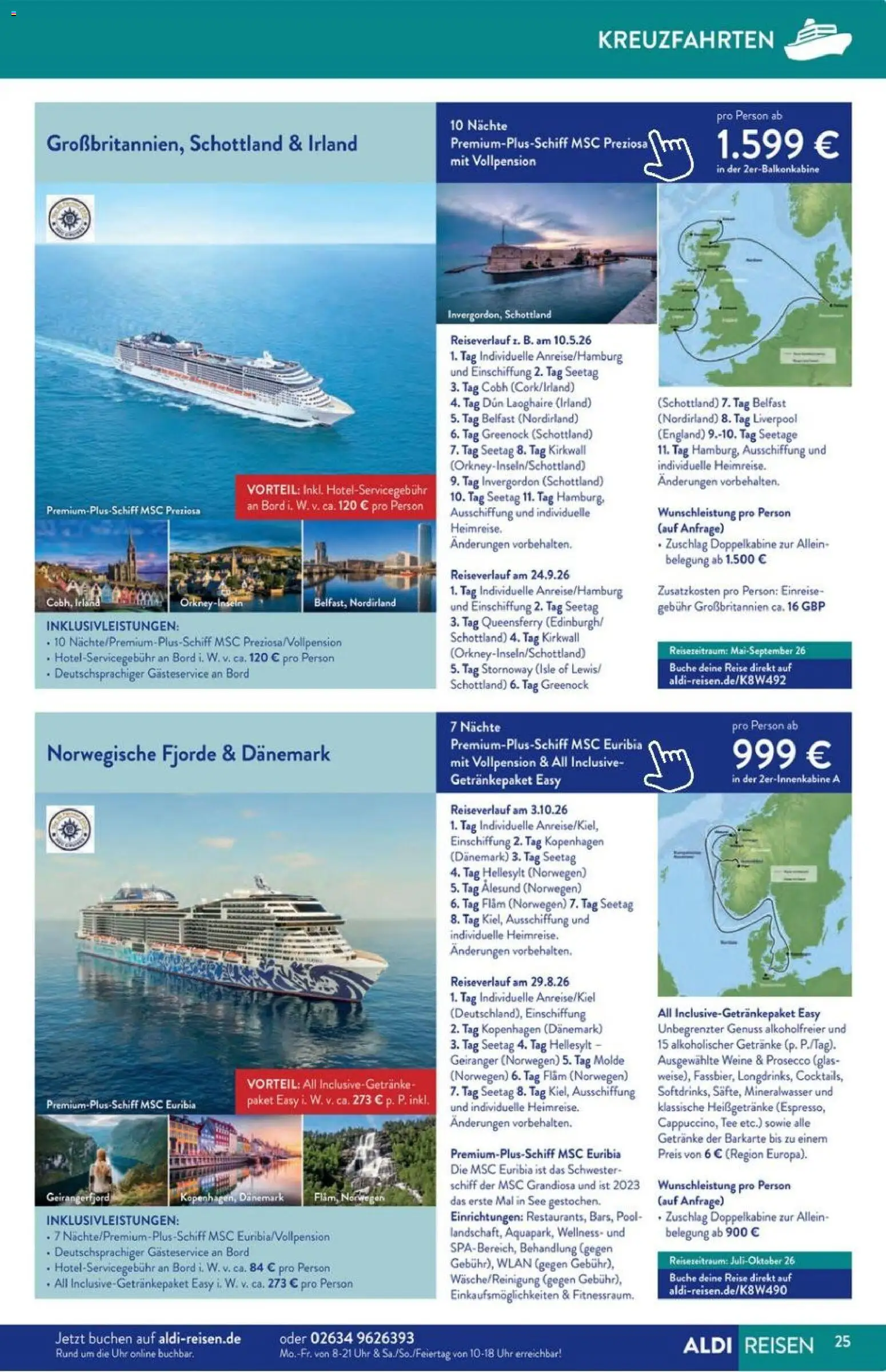 Aldi Reisen Prospekt 	 – gültig ab 01.01.2026 | Seite: 25