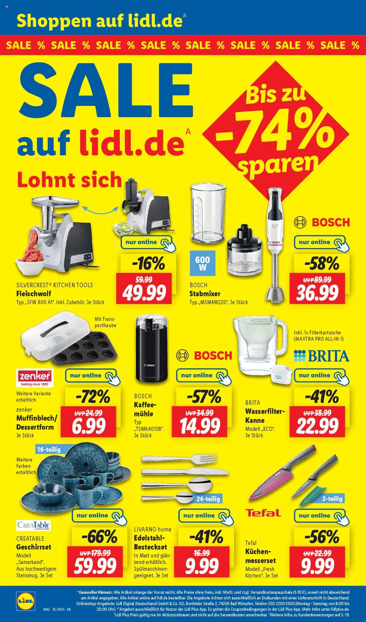 Lidl Prospekt Holzminden	 - gültig ab dem 25.08.2025 | Seite: 6 | Produkte: Mühle, Bad, Stabmixer, Telefon