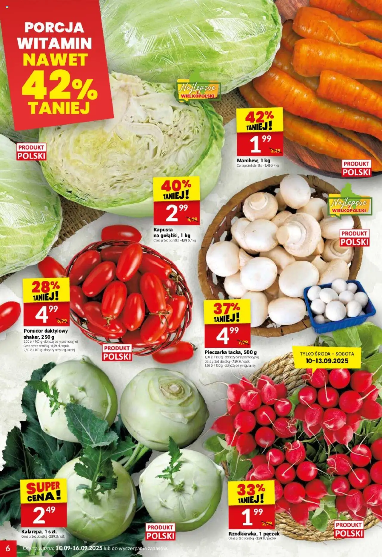Twój Market Gazetka od 10.09.2025 | Strona: 6 | Produkty: Kapusta