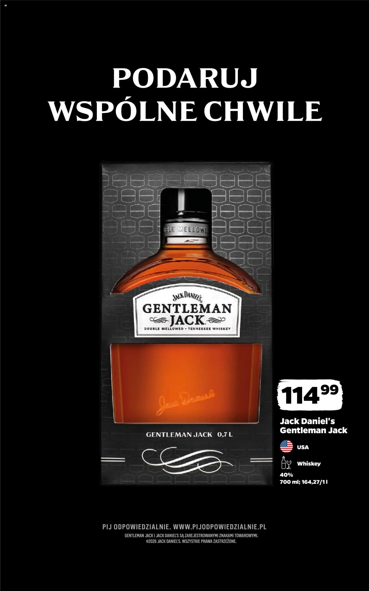 Netto gazetka - Mocna Kolekcja od 02.02.2026 | Strona: 17 | Produkty: Gentleman Jack, Jack Daniel's