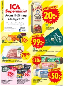 ICA Supermarket - Hjärnarp - Förhandsvisning av reklamblad från butik ICA Supermarket aktuell från 15.09.2025