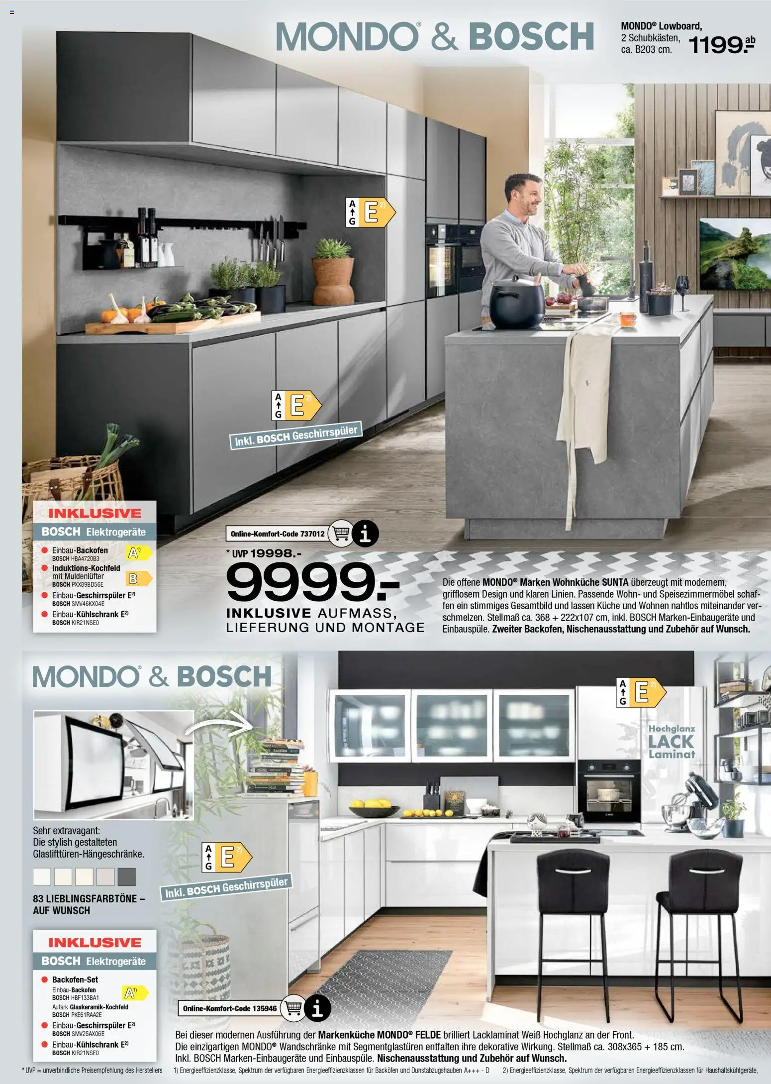 Ostermann Küchen Spezial – gültig ab 06.03.2026 | Seite: 18 | Produkte: Bosch, Geschirrspüler, Küche, Backofen