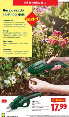 Lidl - Priče iz mog vrta - Pregled kataloga iz trgovine Lidl, vrijedi od 23.02.2026 | Stranica: 8 | Proizvodi: Cvijeće, Škare, Igra, Parkside