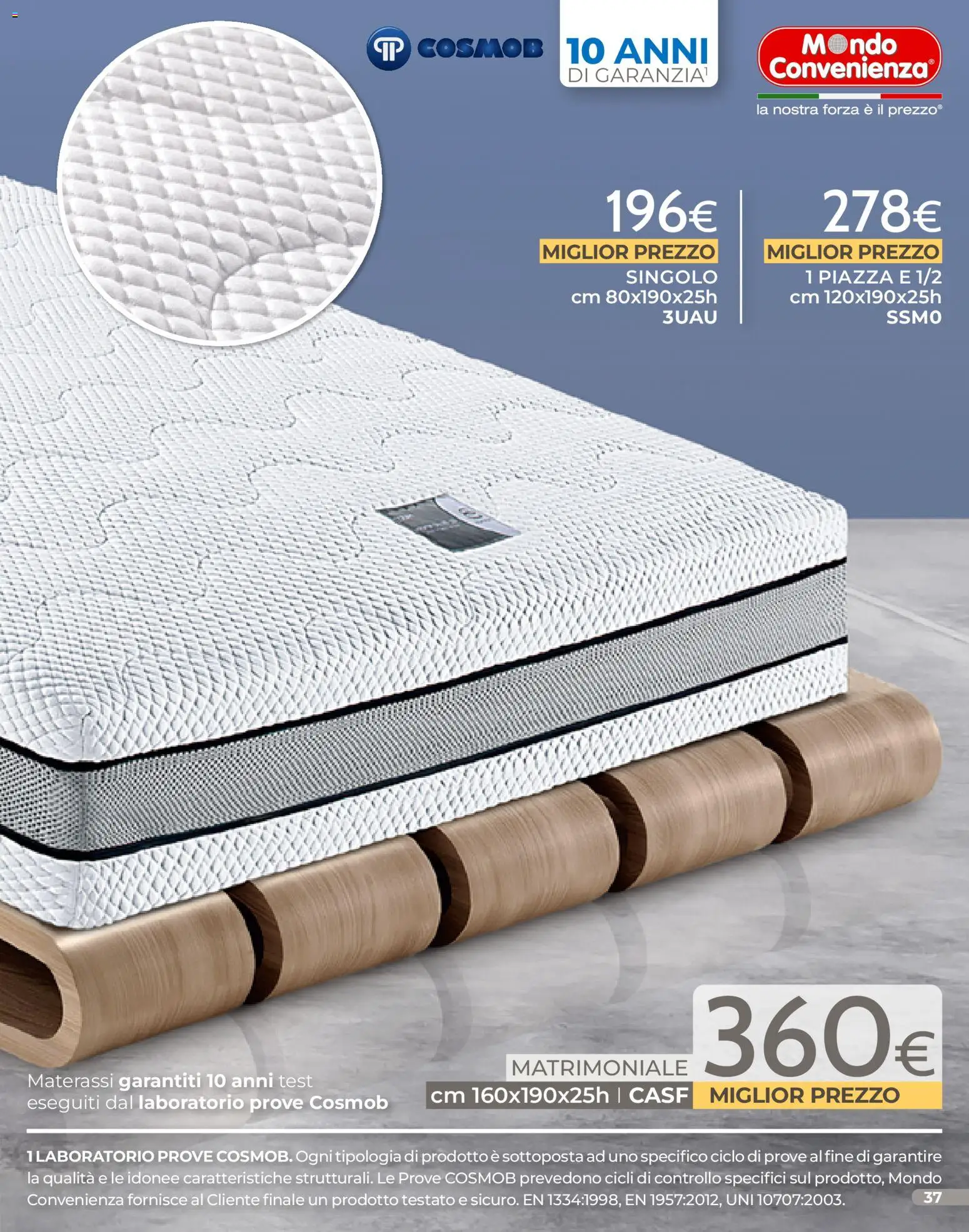 Volantino Mondo Convenienza del 04.01.2026 | Pagina: 37