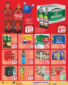 Coca-Cola, Fanta oder Sprite, teilw. koffeinhaltig, + 0,25 Pfand 1l = 0,74, n. G..= 1,89 1,5L PET-DPG-Flasche - gültig ab dem 25.08.2025 | Seite: 12