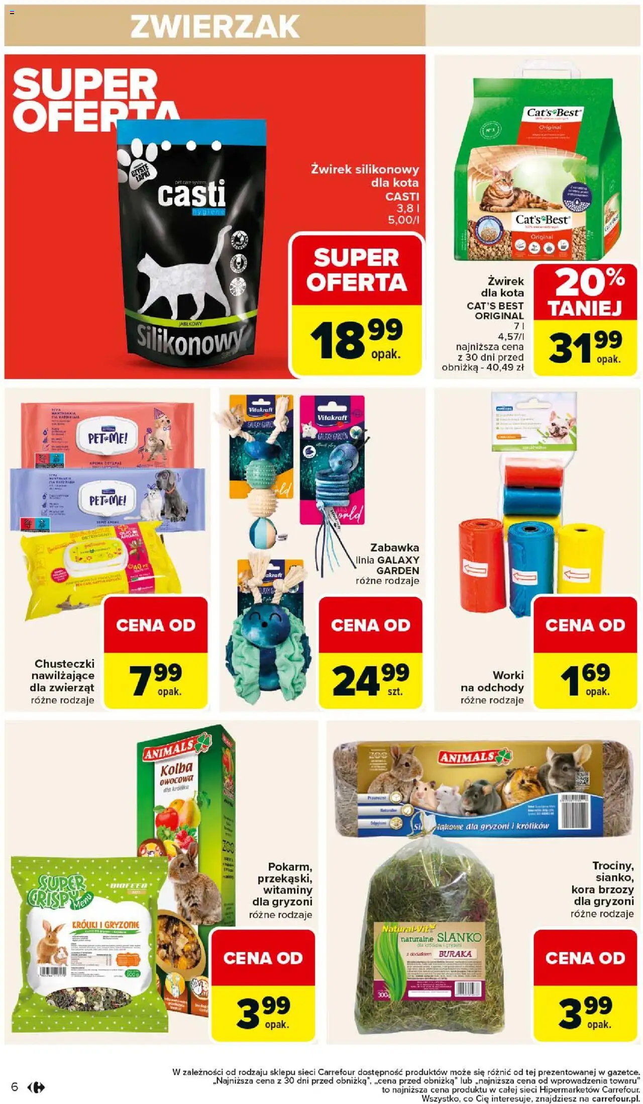 Carrefour Gazetka - Łap okazje od 11.09.2025 | Strona: 6 | Produkty: Żwirek dla kota