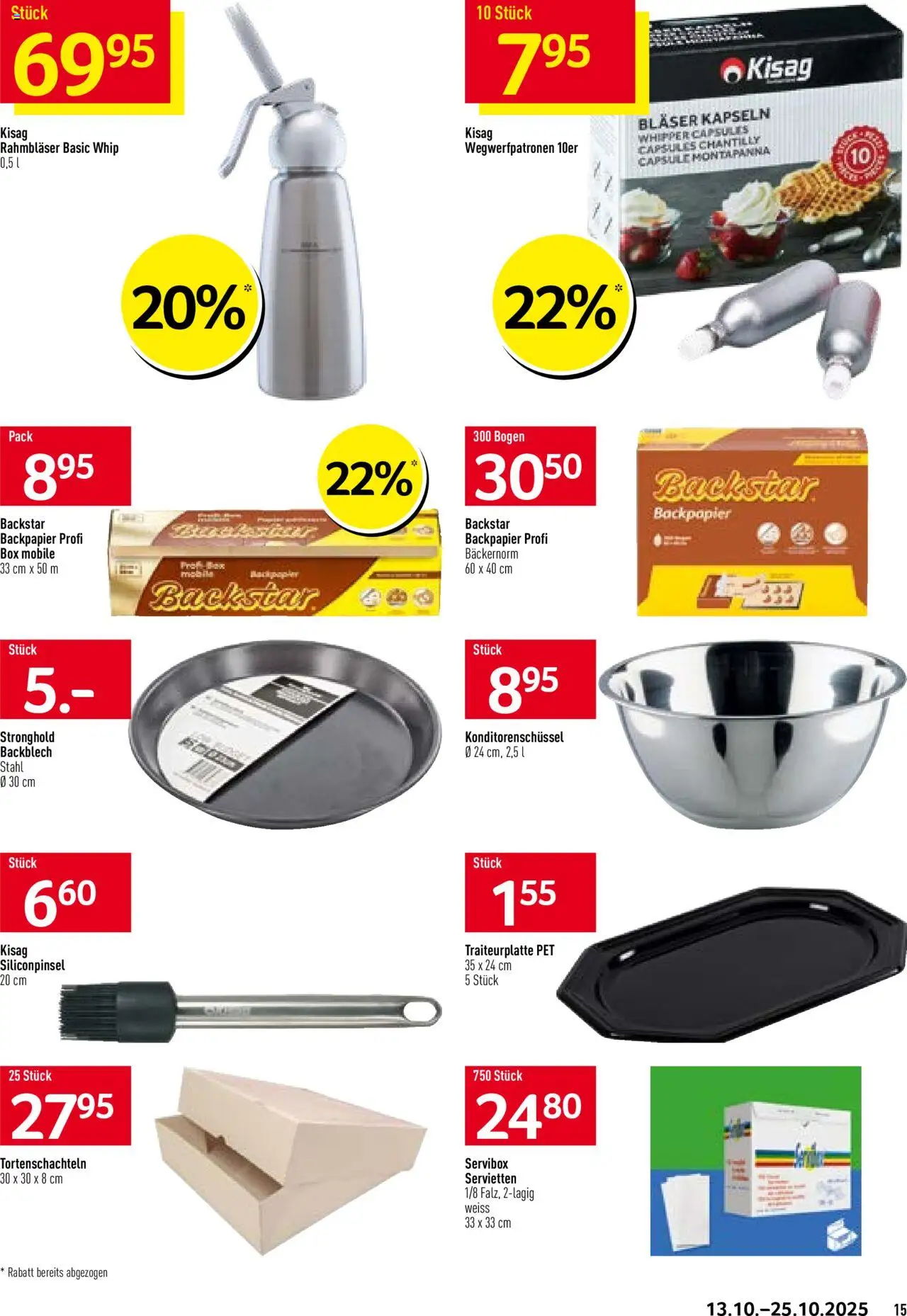 Prodega Aktionen Bäckerei – gültig ab 13.10.2025 | Seite: 15 | Produkte: Box