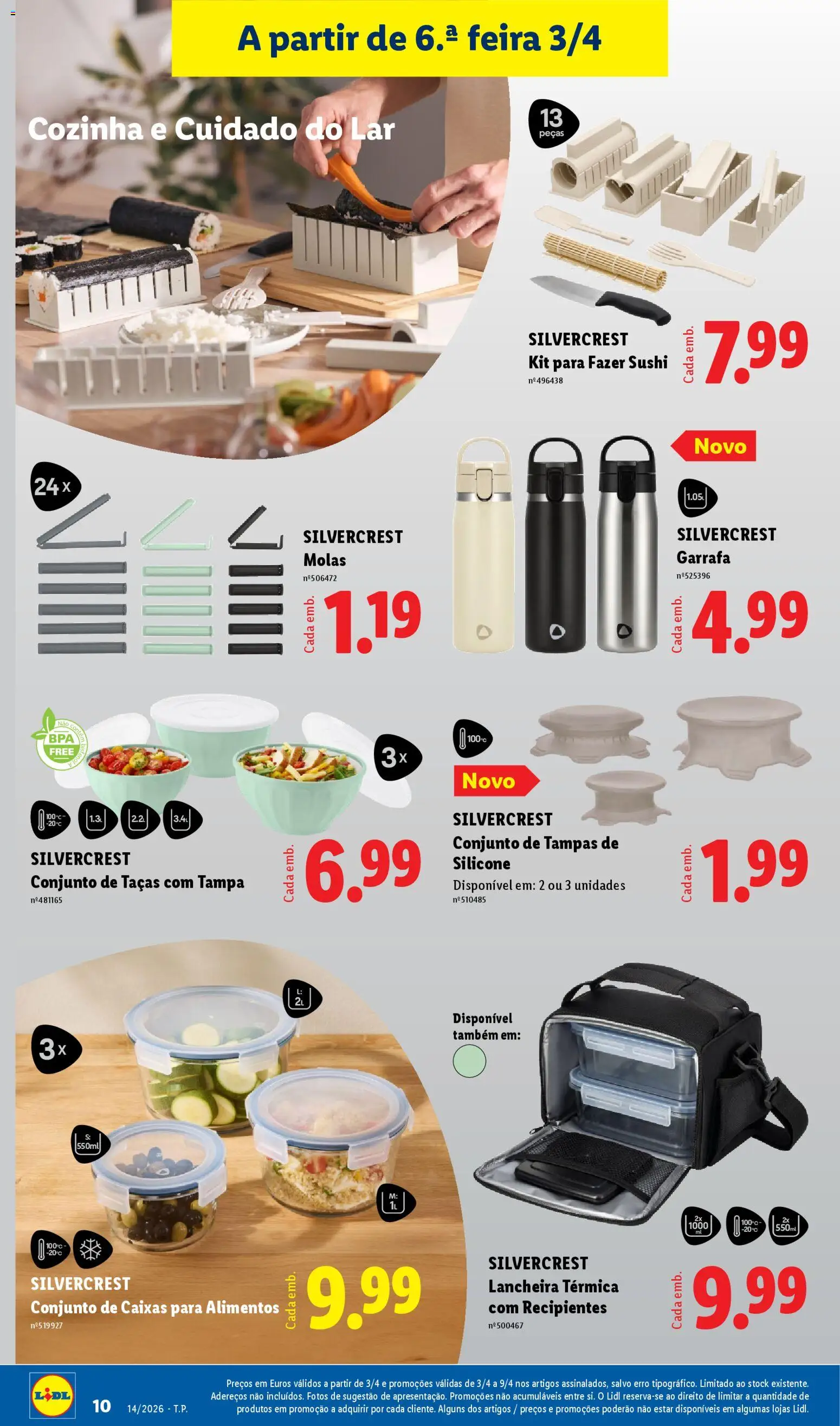 Lidl Novidades │ válido de 30.03.2026 | Página: 10 | Produtos: Taças
