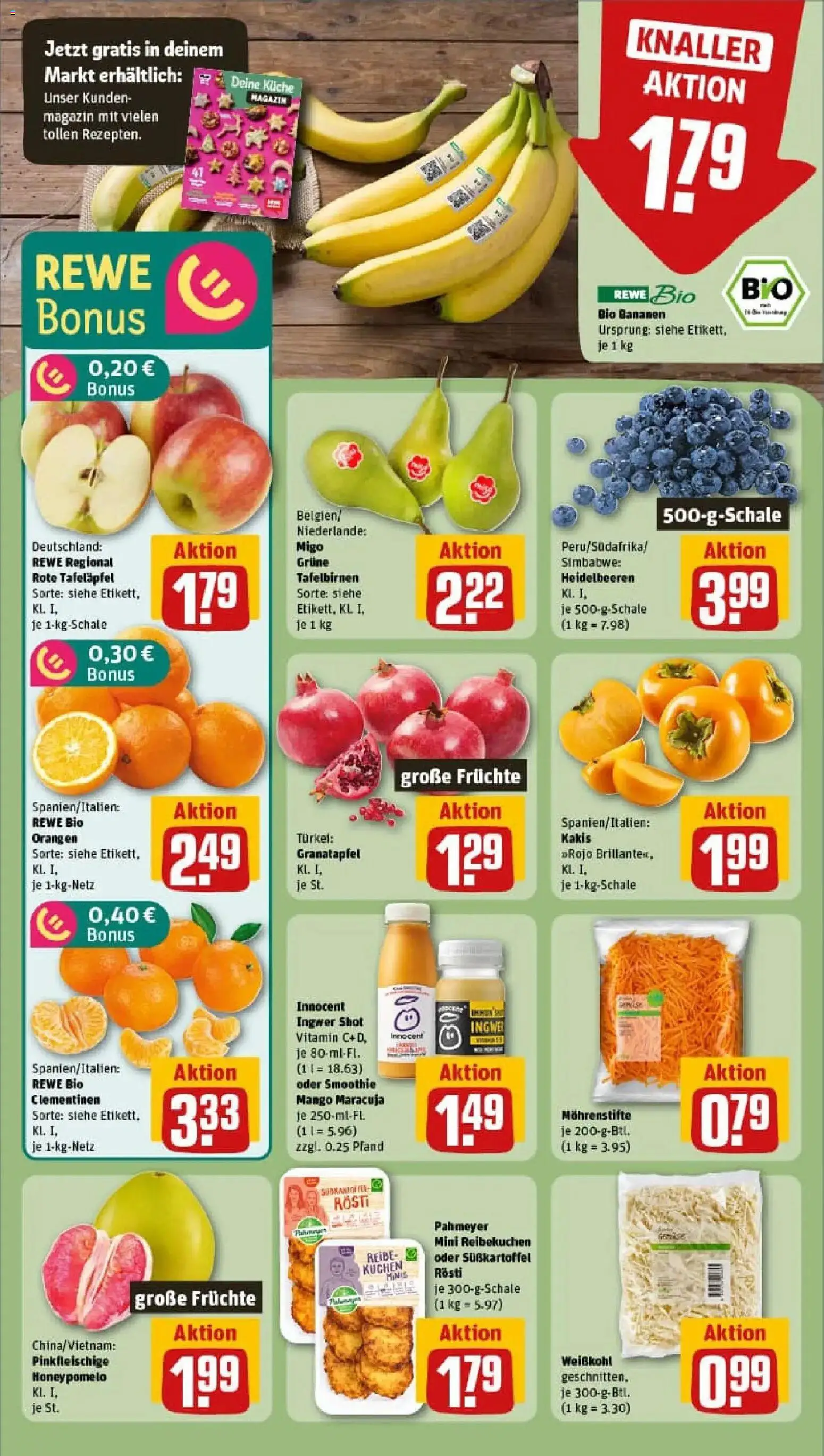 Rewe prospekt Hann. Muenden	 – gültig ab 17.11.2025 | Seite: 6 | Produkte: Apple, Heidelbeeren, Mango, Kuchen
