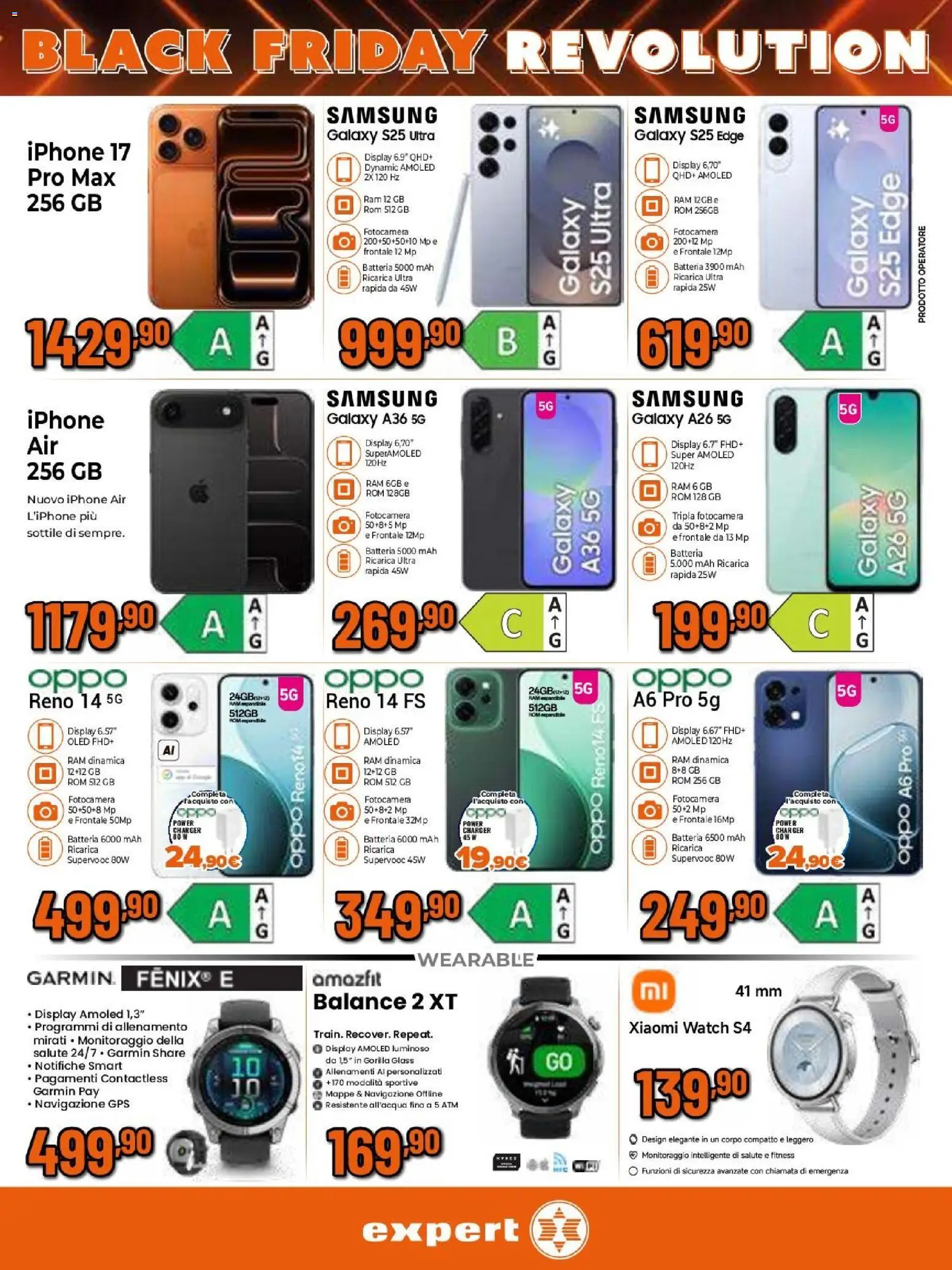 Volantino Expert del 17.11.2025 | Pagina: 2 | Prodotti: Iphone, Fotocamera, Navigazione, Batteria