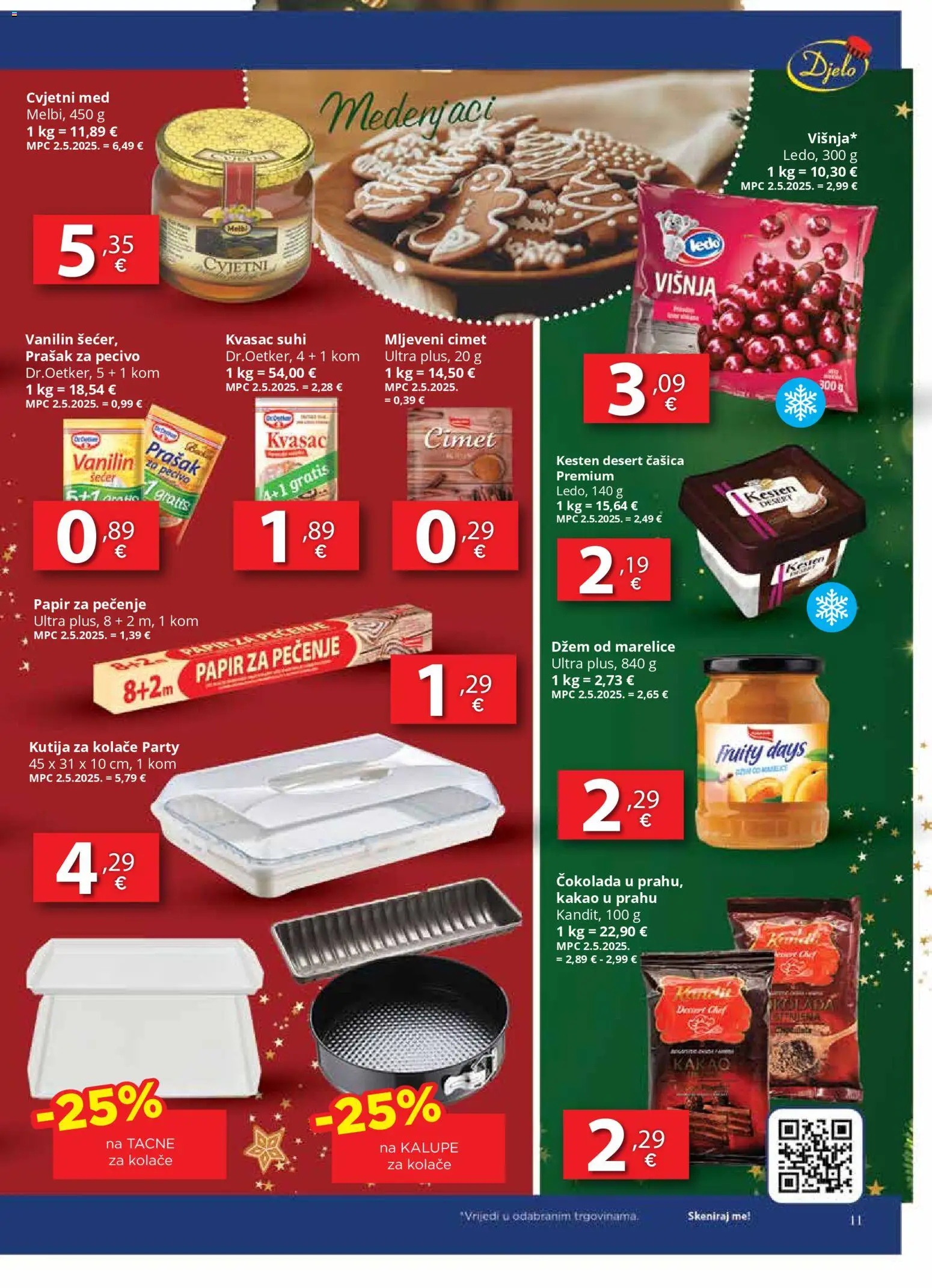 Djelo katalog | vrijedi od 22.12.2025 | Stranica: 11 | Proizvodi: Ledo, Džem, Kakao, Pecivo