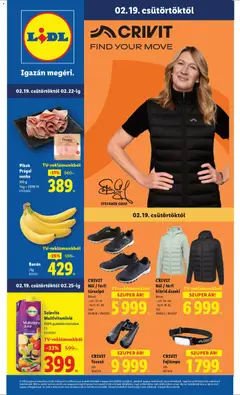 Lidl Akciós újság - amely érvényes a következő dátumtól: 19.02.2026