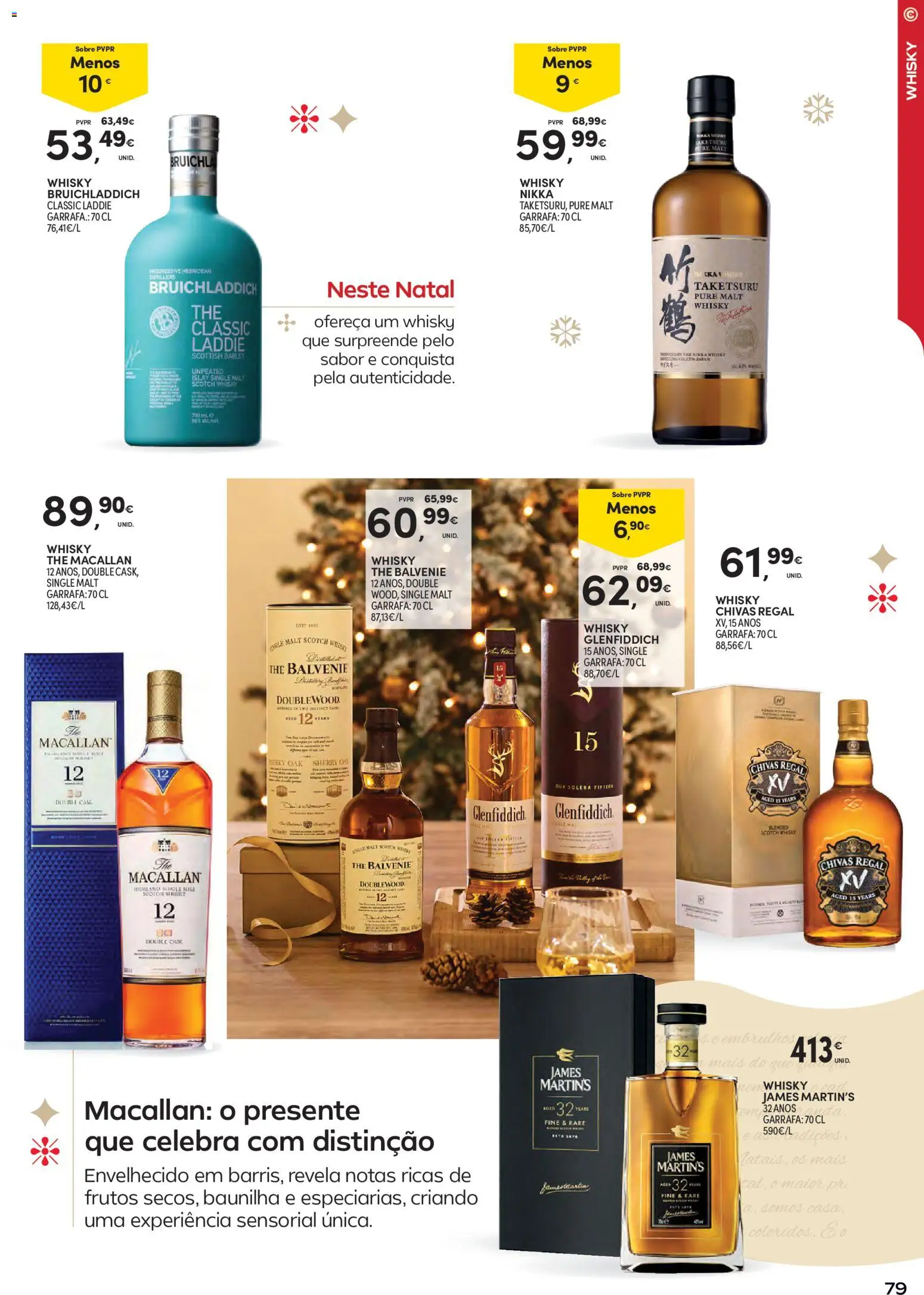 Continente - Natal │ válido de 11.11.2025 | Página: 79 | Produtos: Whisky