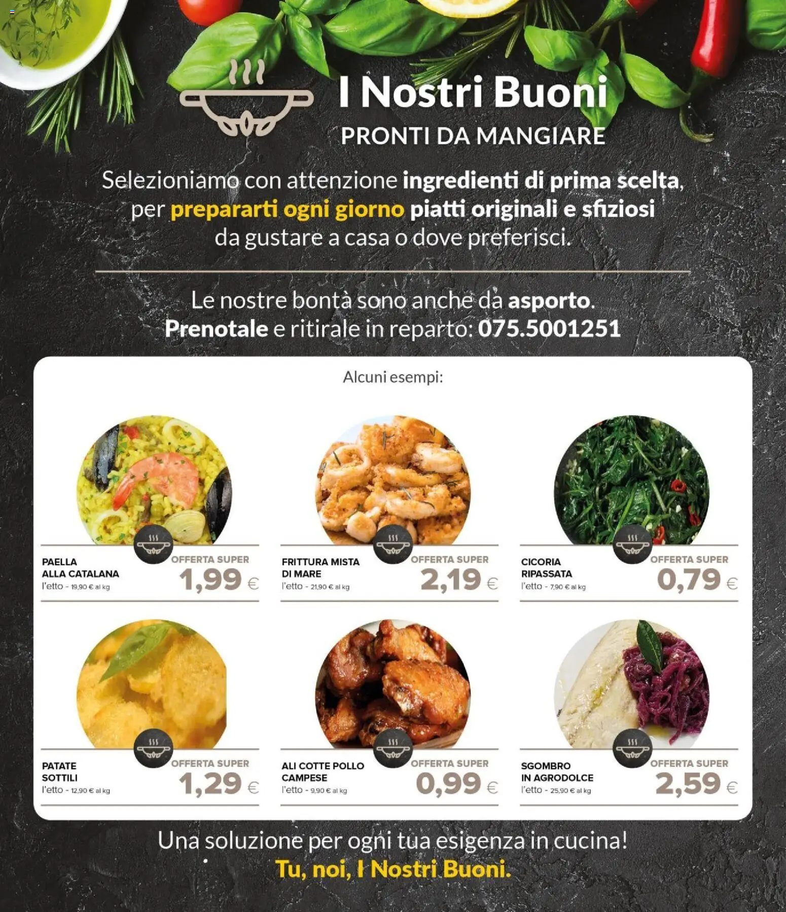 Volantino Oasi del 01.12.2025 | Pagina: 14 | Prodotti: Pollo, Patate, Sgombro, Paella