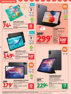 Auchan - Prévisualisation de Auchan - Bon Noël et Bonnes Affaires : Sélection hig-tech valide à partir de 02.12.2025 | Page: 22 | Produits: Tablette, Clavier, Étui