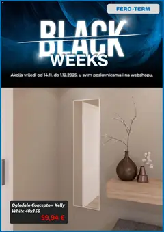 Black Friday Fero-term - Pregled kataloga iz trgovine Fero-term, vrijedi od 18.11.2025 | Stranica: 3 | Proizvodi: Ogledalo
