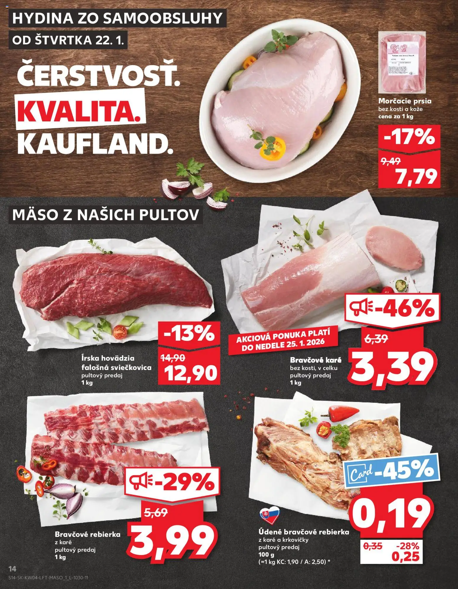 Nové Kaufland akcie – leták je platný od 22.01.2026 | Strana: 14