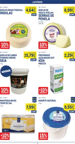 Pré-visualização Makro folheto válido de 10.03.2026 | Página: 9 | Produtos: Sal, Manteiga, Iogurte, Creme
