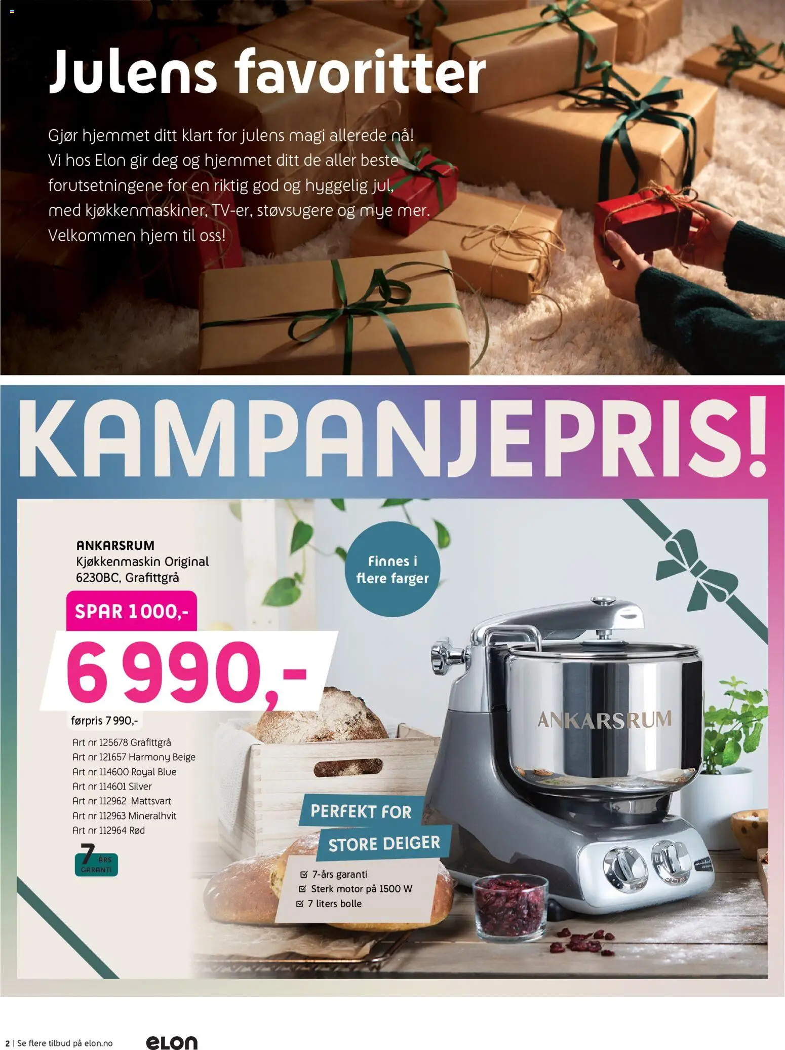 {H1} | Side: 2 | Produkter: Kjøkkenmaskin