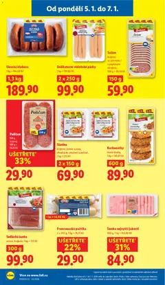 Náhled letáku Delikatesní vídeňské párky, 2 x 250 g Delikatesní vídeňské párky od 05.01.2026 | Strana: 14