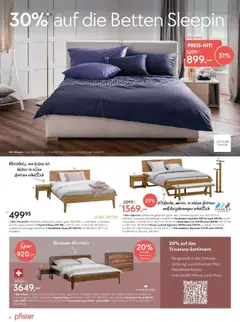 Pfister Aktionen – gültig ab 09.09.2025 | Seite: 6 | Produkte: Kissen, Kommode, Herrendiener, Creme