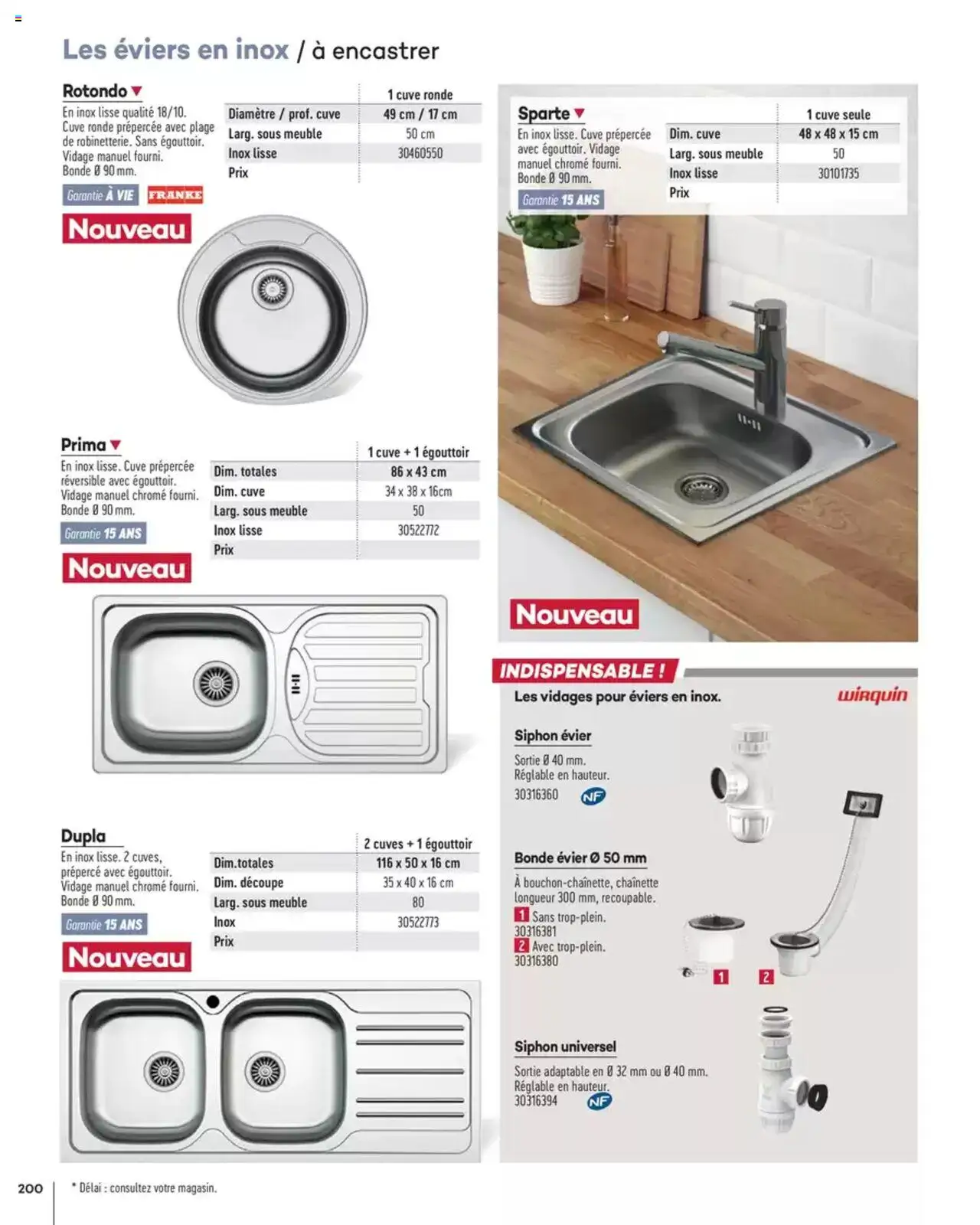  | Page: 200 | Produits: Meuble, Égouttoir