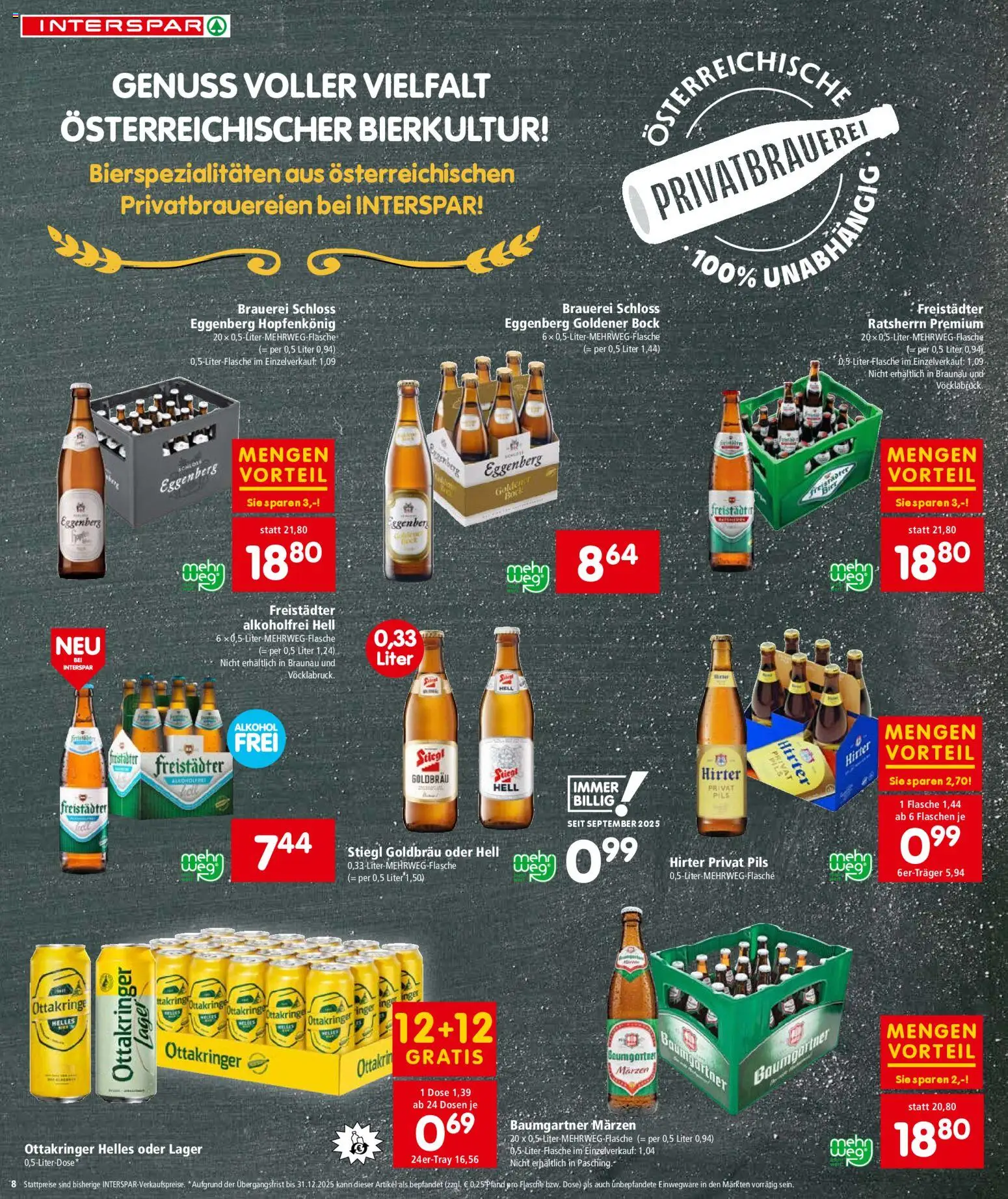 Interspar Flugblatt - Oberösterreich gültig ab 27.11.2025 | Seite: 9