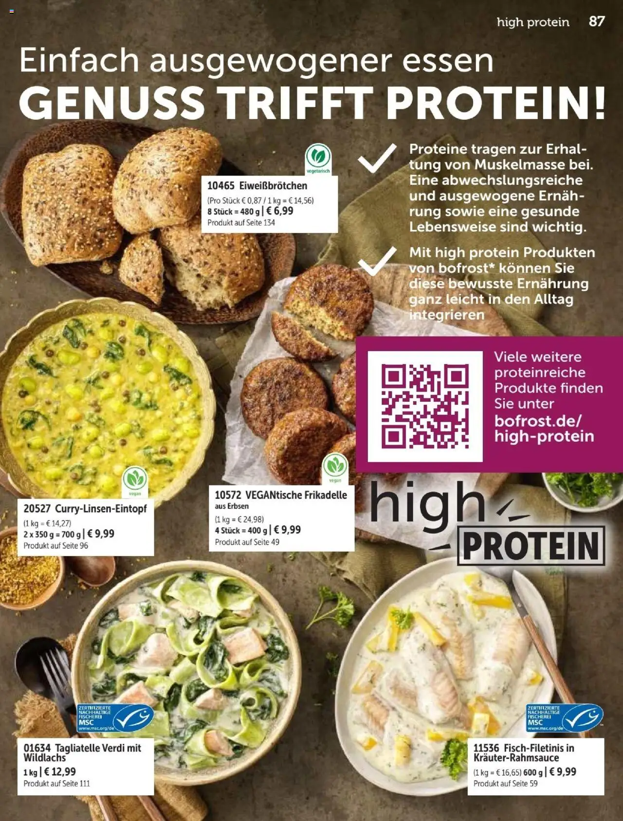 Bofrost Katalog - gültig ab dem 07.09.2025 | Seite: 87 | Produkte: Erbsen