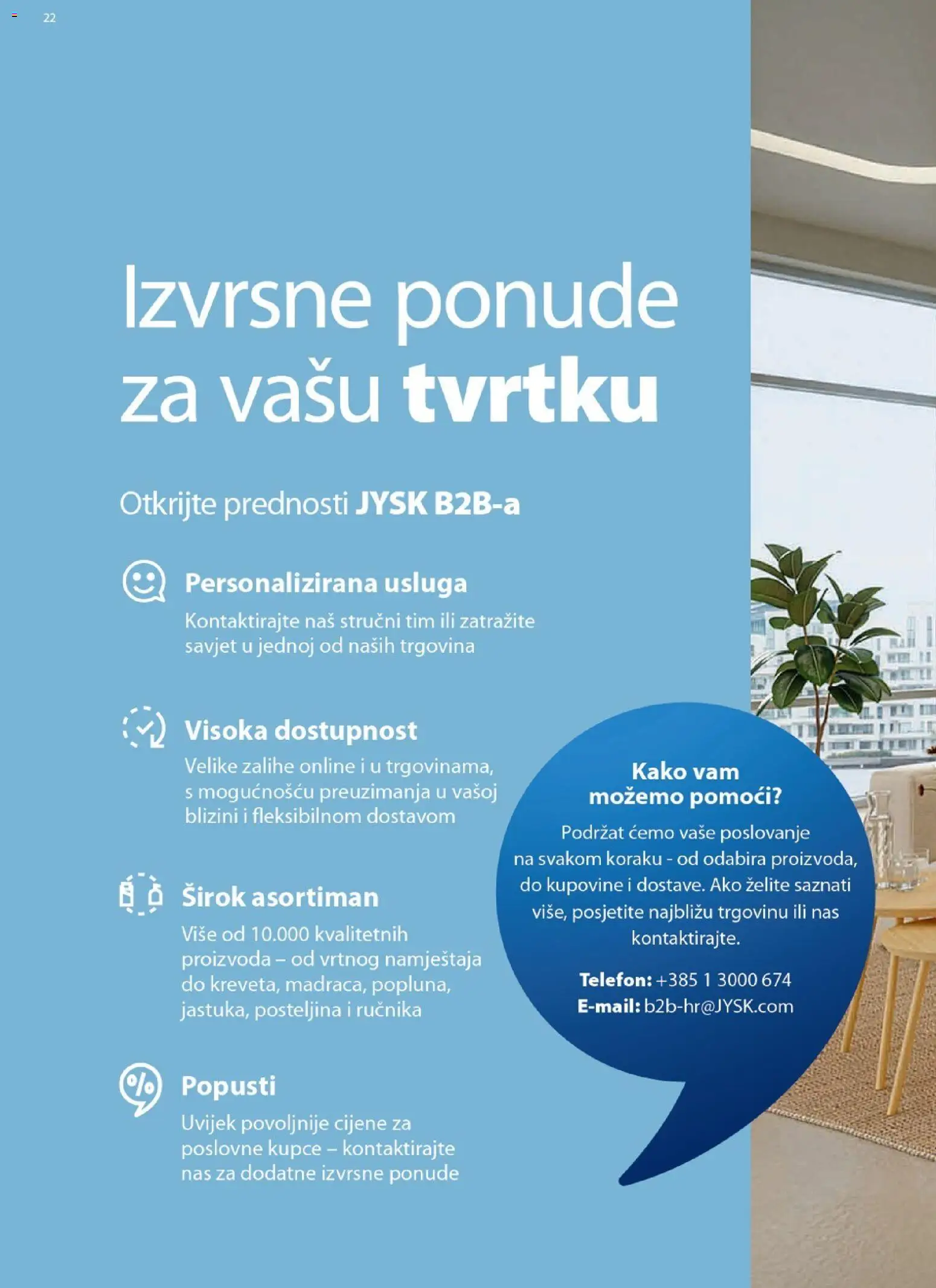 JYSK katalog | vrijedi od 08.04.2026 | Stranica: 22 | Proizvodi: Posteljina