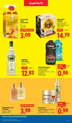 LIDL - Prévisualisation de LIDL catalogue semaine 49 valide à partir de 04.12.2025 | Page: 19 | Produits: Jus d'orange, Base, Gel douche, Huile