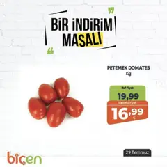 29.07.2025 tarihinden itibaren geçerli olan Biçen Market kataloğu önizlemesi