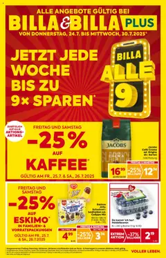 Vorschau von dem Prospekt - Billa Flugblatt - Niederösterreich gültig ab 24.07.2025