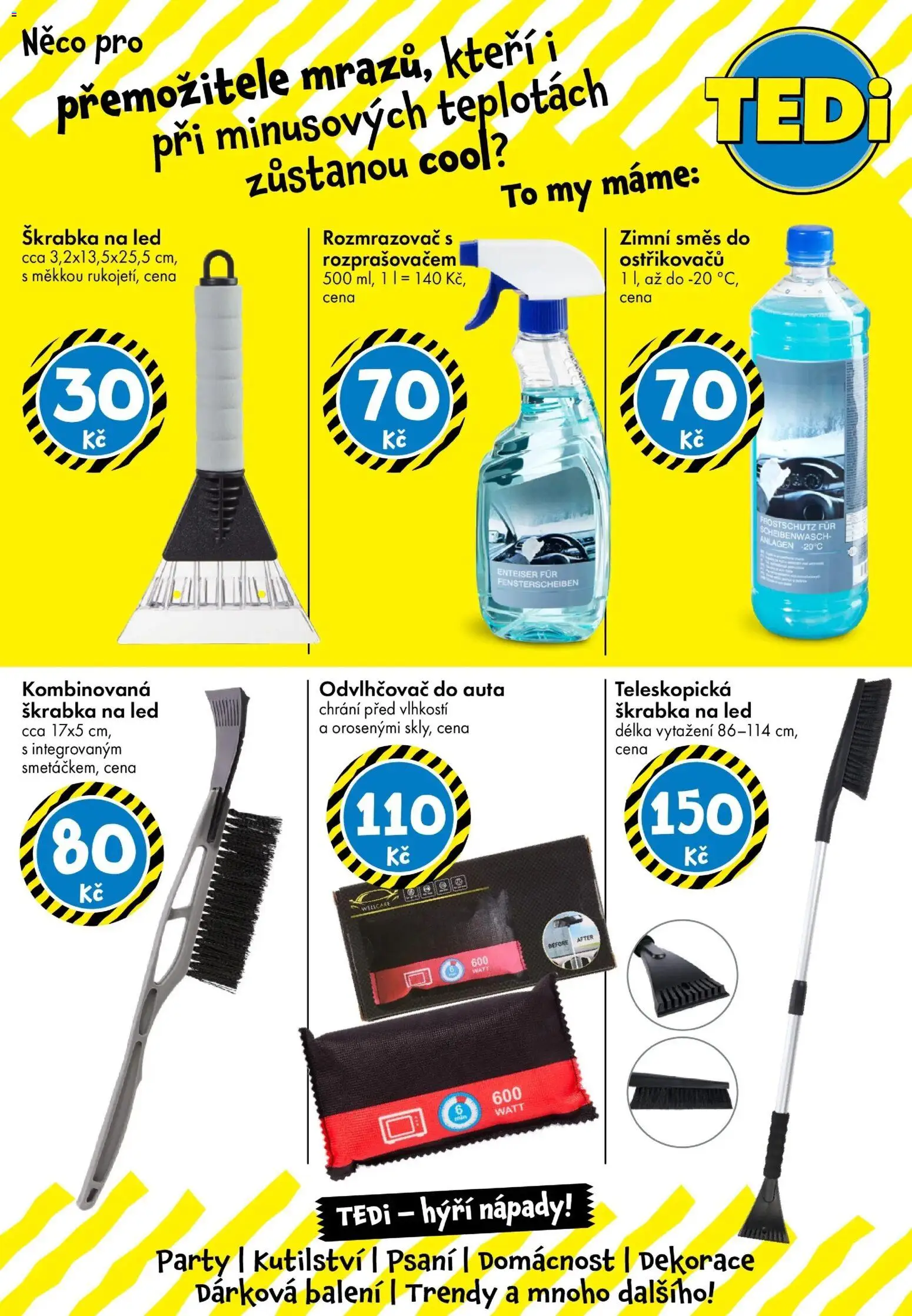 TEDi leták od 12.12.2025 | Strana: 22 | Produkty: Škrabka, Odvlhčovač, LED, Dekorace