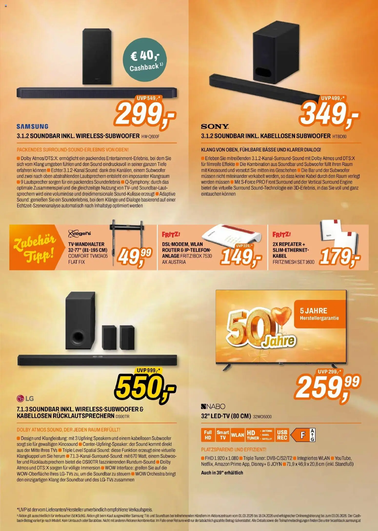 Expert Wien gültig ab 25.03.2026 | Seite: 11 | Produkte: TV, Kabel, Lautsprecher, Samsung