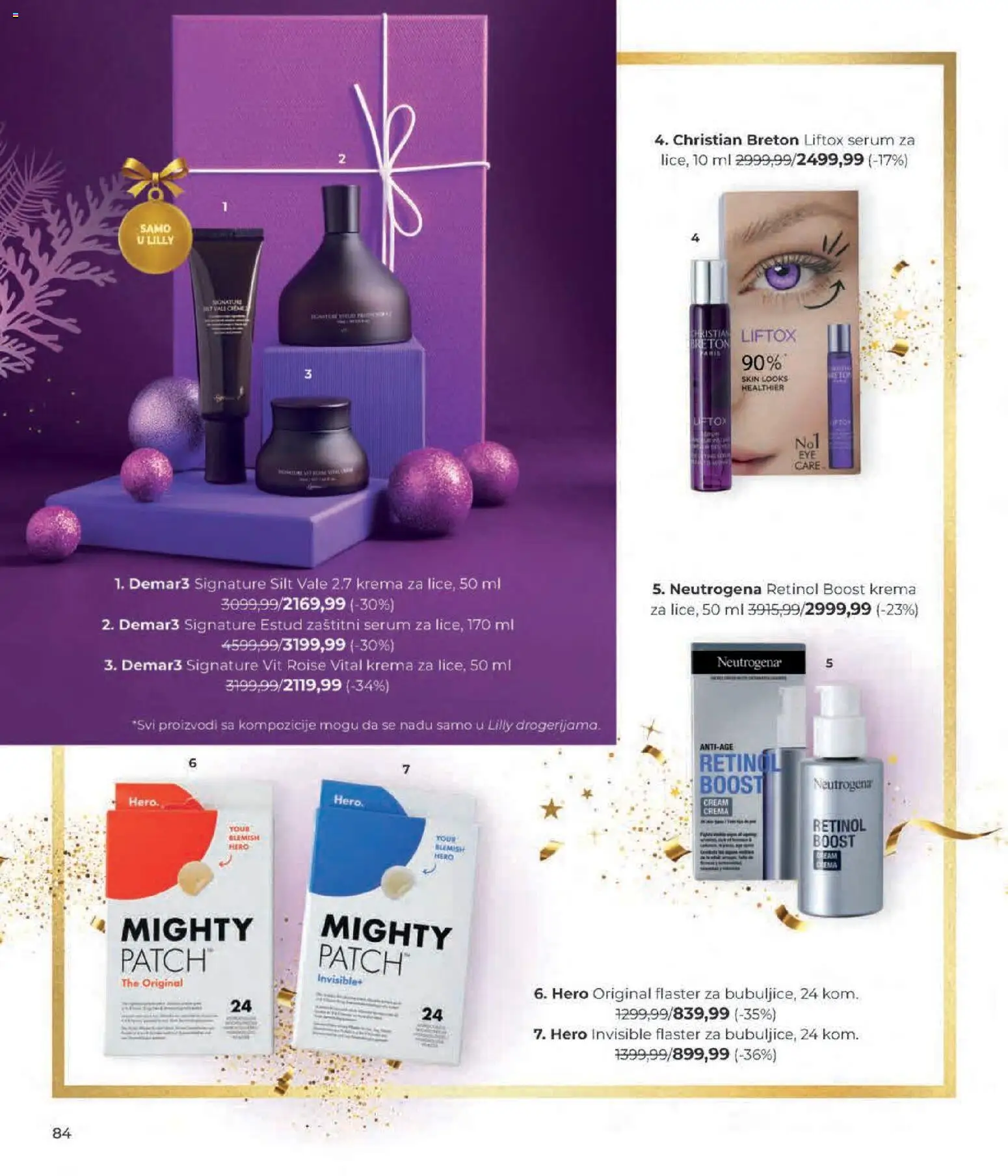 Lilly drogerie katalog - važi od 01.12.2025 | Strana: 84 | Proizvode: Krema