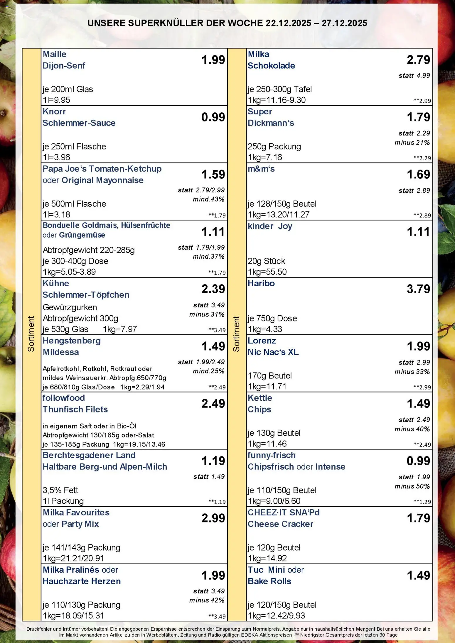 Simmel - Bayern – gültig ab 22.12.2025 | Seite: 2 | Produkte: Haribo, Milka schokolade, Milka, Kinder joy